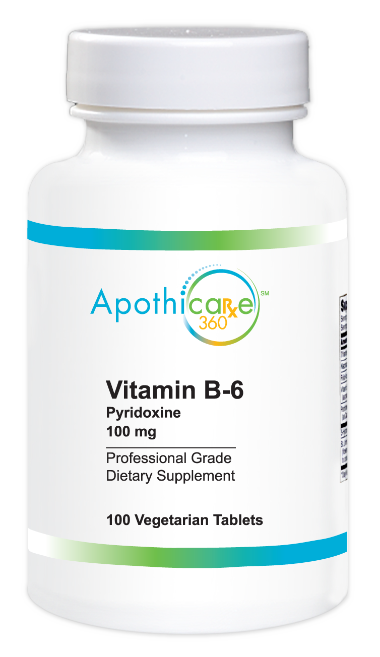 Vitamin B-6 Pyridoxine 100mg